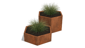 Cortenstaal plantenbak Denver special II 500