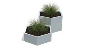 Verzinkt staal plantenbak Denver special II 500