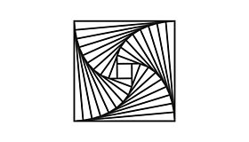 Metalen wanddecoratie Geometric Pattern 3.0