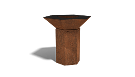 Iron Fire Premium Barbecue 1000 Cortenstaal