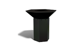 Iron Fire Premium Barbecue 1000 Black