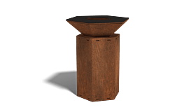 Iron Fire Premium Barbecue 750 Cortenstaal