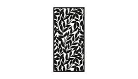 Metalen wanddecoratie Leaves