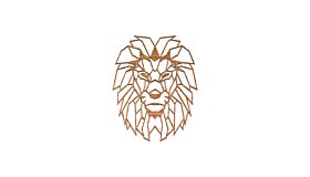 Cortenstaal wanddecoratie Lion 1.0