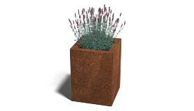 Cortenstaal plantenbak Miami 300x300