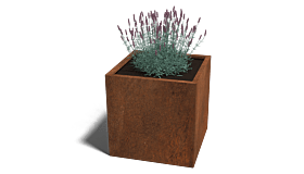 Cortenstaal plantenbak Miami 700x700