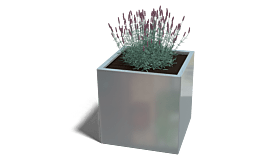 Verzinkt staal plantenbak Miami 700x700