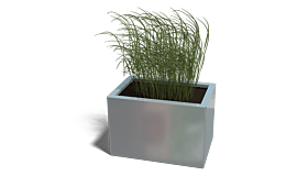 Verzinkt staal plantenbak Texas 400x600