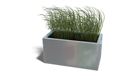 Verzinkt staal plantenbak Texas 400x800