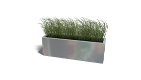 Verzinkt staal plantenbak Texas 300x1200
