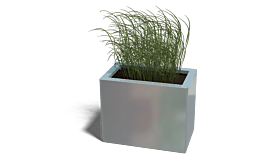 Verzinkt staal plantenbak Texas 300x500