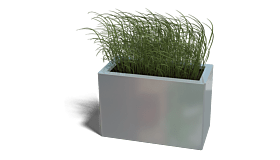 Verzinkt staal plantenbak Texas 300x600