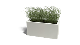 Gepoedercoat staal plantenbak Texas 300x800