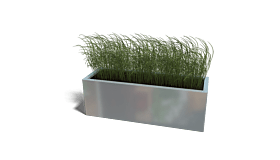 Verzinkt staal plantenbak Texas 400x1200