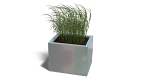 Verzinkt staal plantenbak Texas 400x500