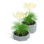 Verzinkt staal plantenbak Chicago special II 400