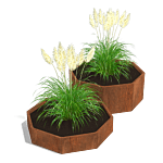 Cortenstaal plantenbak Chicago special II 600