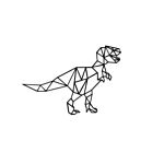 Metalen wanddecoratie Dinosaur *OP=OP