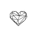 Metalen wanddecoratie Heart