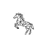 Metalen wanddecoratie Horse *OP=OP