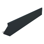 Gepoedercoat staal keerwand recht 2000mm (hoogte 300mm)