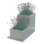 Verzinkt staal plantenbak Miami special II 400