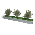 Verzinkt staal plantenbak Texas xxl 4800x800