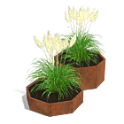 Cortenstaal plantenbak Chicago special II 500