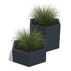Gepoedercoat staal plantenbak Denver special II 400