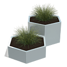 Verzinkt staal plantenbak Denver special II 500