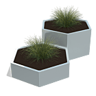 Verzinkt staal plantenbak Denver special II 600