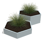 Verzinkt staal plantenbak Denver special II 800