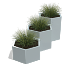 Verzinkt staal plantenbak Denver special III 400