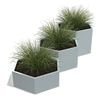 Verzinkt staal plantenbak Denver special III 600