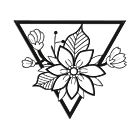 Metalen wanddecoratie Flower 1.0