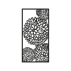 Metalen wanddecoratie Flower 2.0