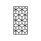 Metalen wanddecoratie Geometric Pattern 2.0