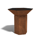 Iron Fire Premium Barbecue 1000 Cortenstaal