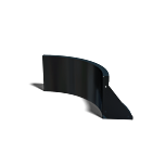 Gepoedercoat staal keerwand binnenbocht 500x500mm (hoogte 300mm)