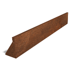 Cortenstaal keerwand recht 2000mm (hoogte 300mm)