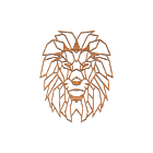 Cortenstaal wanddecoratie Lion 1.0