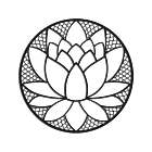 Metalen wanddecoratie Lotus Flower