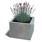 Verzinkt staal plantenbak Miami 500x500