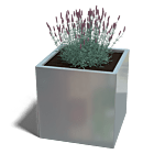 Verzinkt staal plantenbak Miami 700x700