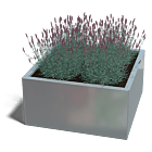 Verzinkt staal plantenbak Miami 800x800