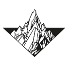 Metalen wanddecoratie Mountain