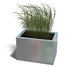Verzinkt staal plantenbak Texas 400x600