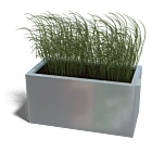 Verzinkt staal plantenbak Texas 400x800