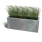 Verzinkt staal plantenbak Texas 300x1000