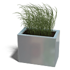 Verzinkt staal plantenbak Texas 300x500